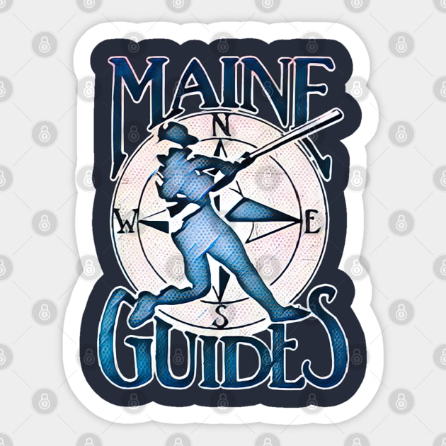 Maine Guides Baseball Sticker by Kitta’s Shop